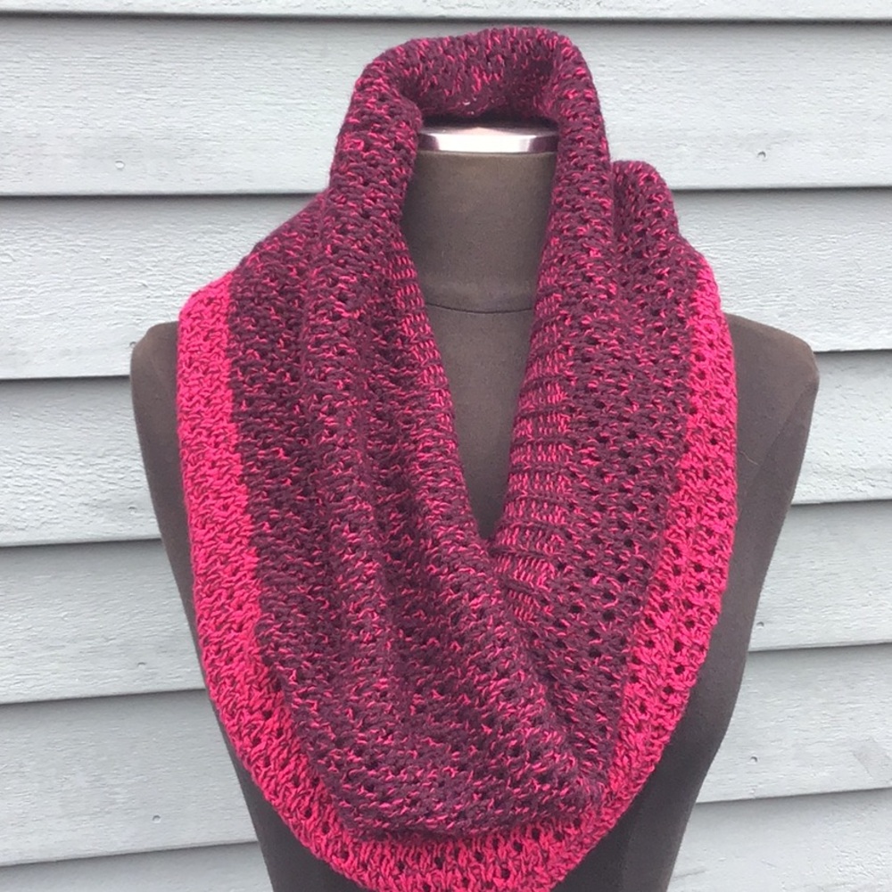 Jessica Simpson Sweater Knit Color Block Scarf